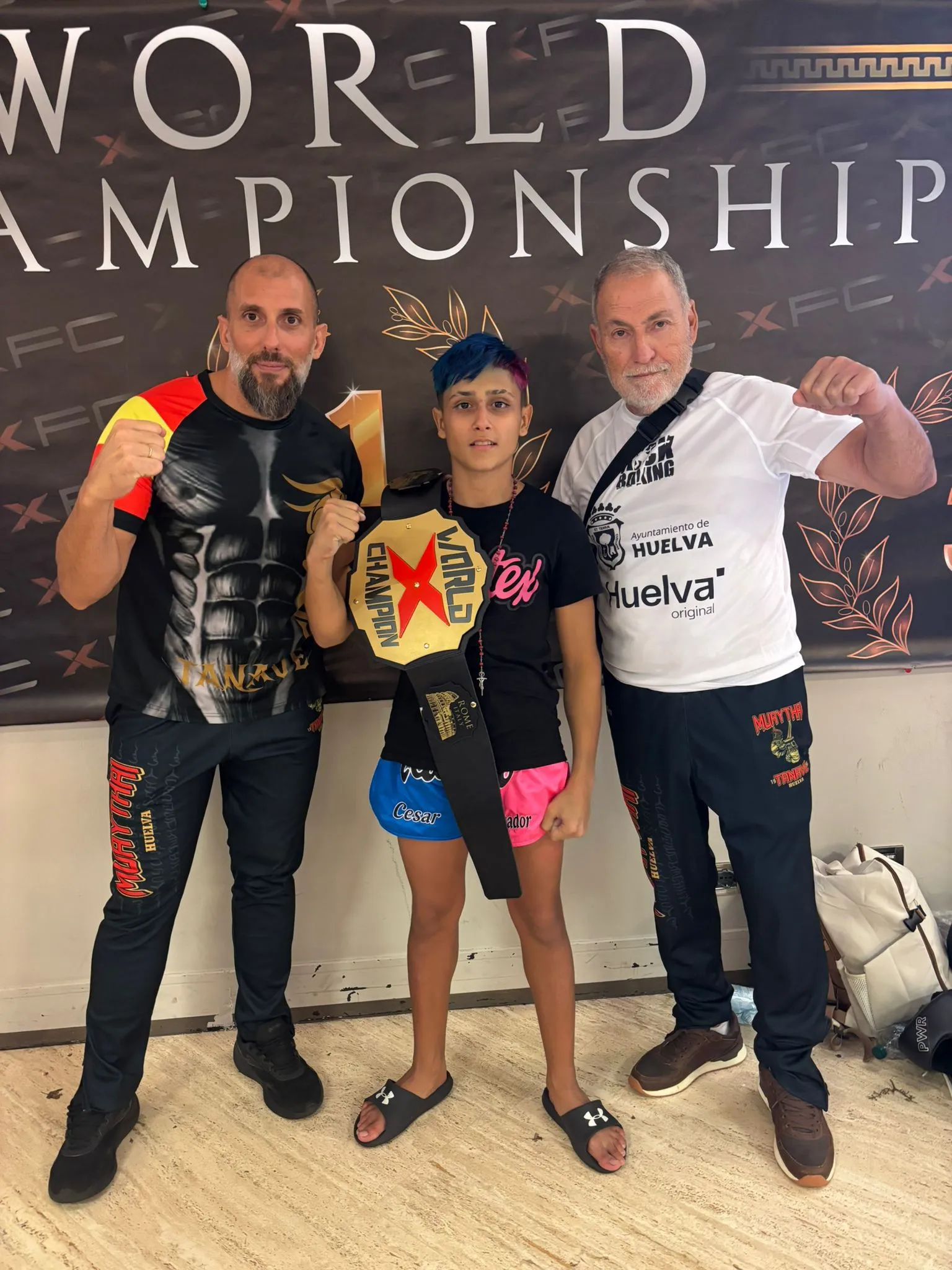César Adame Matador, campeón del mundo XFC Muay Thai en Roma